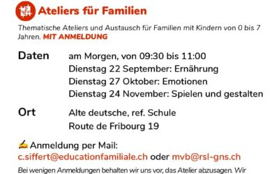 Familienbegleitung – Ateliers für Familien